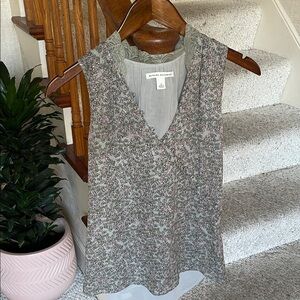 Banana Republic Floral Silk Blouse